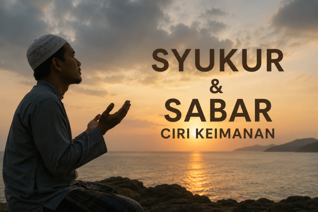 SYUKUR & SABAR CIRI KEIMANAN