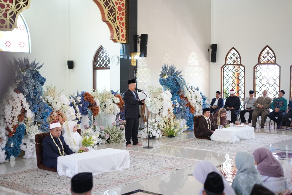 Dua Kader Tazakka Laksanakan Pernikahan di Masjid Syaikh Rajab